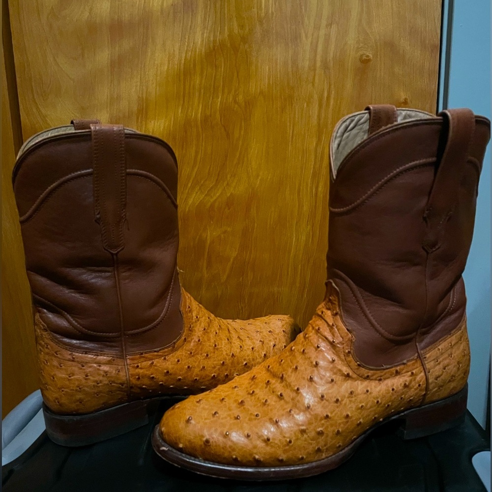 Men’s Tecovas “The Duke” - Full Quill Ostrich Boot